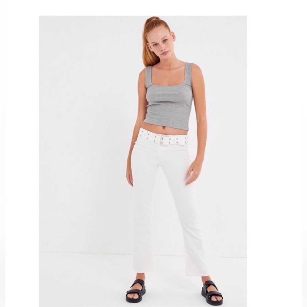 BDG Brittney belted kick flare jean